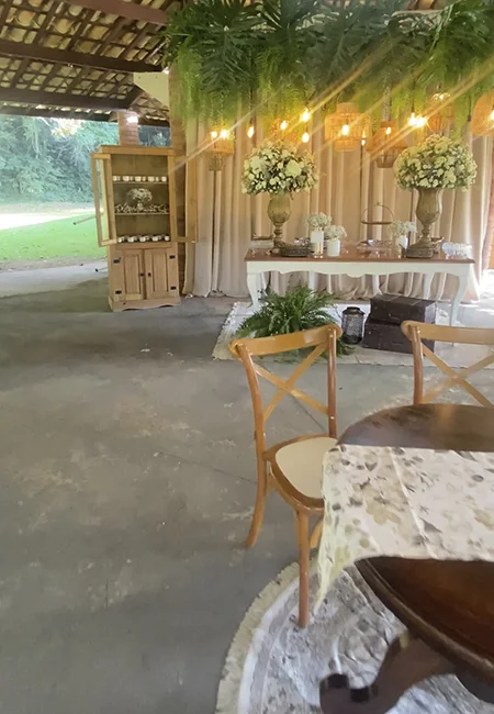Casamento ao ar livre e espaço de team building no hotel fazenda na serra dos cristais.